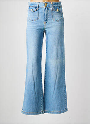 Jeans coupe large stretch taille normale bleu MOS MOSH femme
