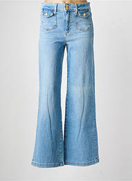 Jeans coupe large stretch taille normale bleu MOS MOSH femme