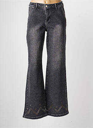 Jeans coupe large stretch taille normale noir ADORE femme