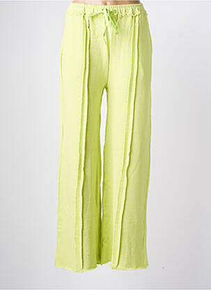 Pantalon large poches taille normale vert PURPLE QUEEN femme