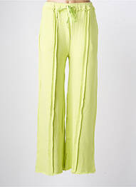 Pantalon large poches taille normale vert PURPLE QUEEN femme