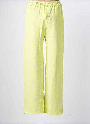Pantalon large poches taille normale vert PURPLE QUEEN femme