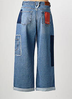 Jeans coupe large stretch taille normale bleu HEYANNO femme