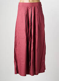 Pantalon large tissage popeline taille normale rouge SCARLET ROOS femme