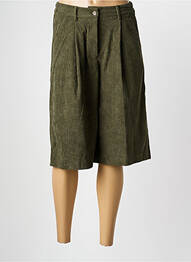 Pantacourt coupe droite taille normale vert SCARLET ROOS femme