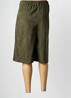 Pantacourt coupe droite taille normale vert SCARLET ROOS femme