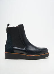 Bottines/boots matière lisse talon de 4 à 6cm noir MKD femme