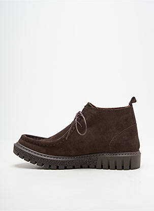 Bottines/boots bout rond talon plat jusqu'à 3cm marron BUENO femme