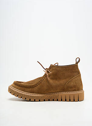 Bottines/boots bout rond talon plat jusqu'à 3cm marron clair BUENO femme