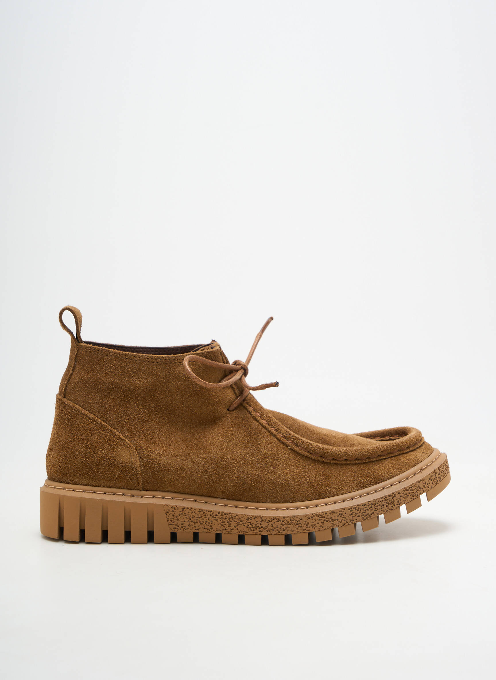 Bottines/boots bout rond talon plat jusqu'à 3cm marron clair BUENO femme