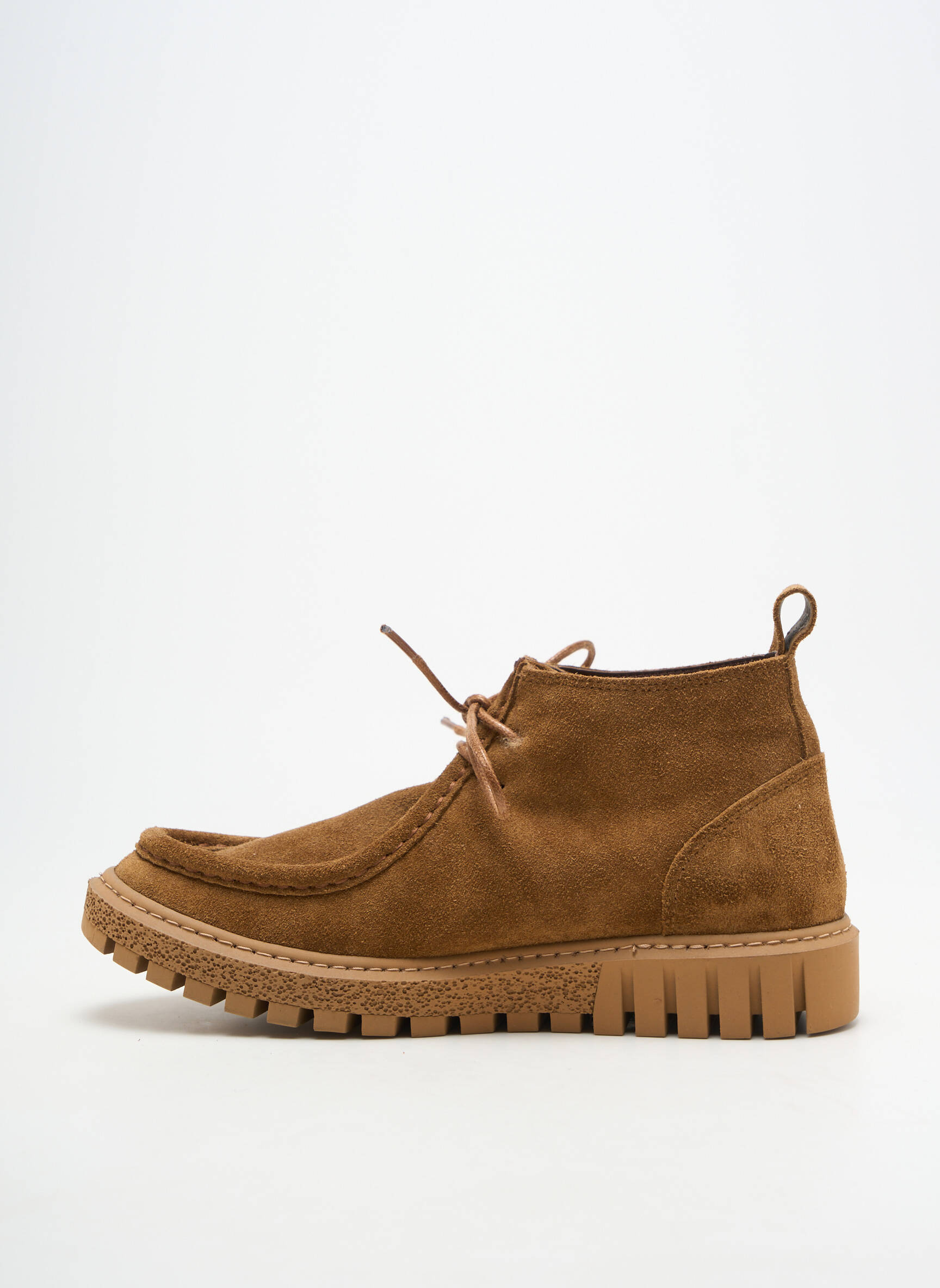 Bottines/boots bout rond talon plat jusqu'à 3cm marron clair BUENO femme