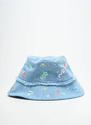 Chapeau forme bob bleu VRAI* femme