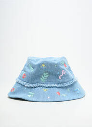 Chapeau forme bob bleu VRAI* femme
