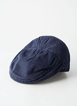 Casquette tissage popeline bleu STETSON homme