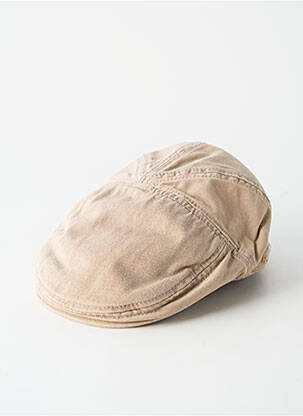 Casquette tissage popeline beige STETSON homme
