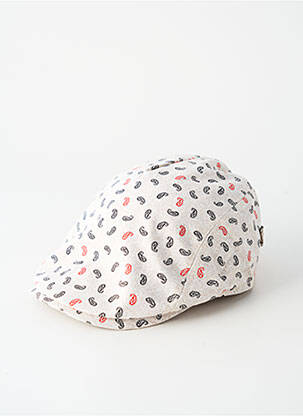 Chapeau forme béret beige FLECHET homme