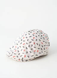 Chapeau forme béret beige FLECHET homme