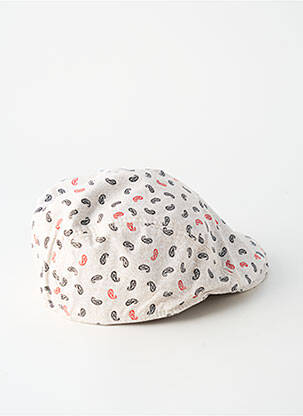 Chapeau forme béret beige FLECHET homme