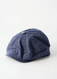 Casquette visière souple bleu STETSON homme