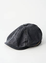 Casquette visière souple noir STETSON homme