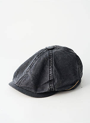 Casquette visière souple noir STETSON homme