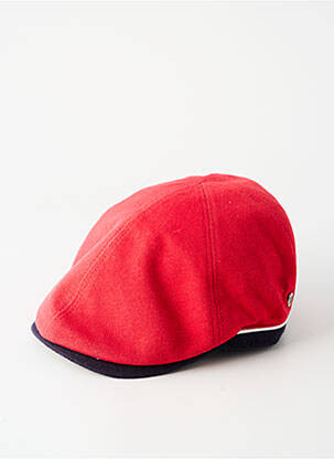 Chapeau forme béret rouge M BY FLECHET homme
