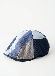 Chapeau imprimé rayures bleu DERBY SPORT homme