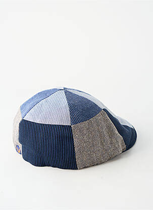 Chapeau imprimé rayures bleu DERBY SPORT homme