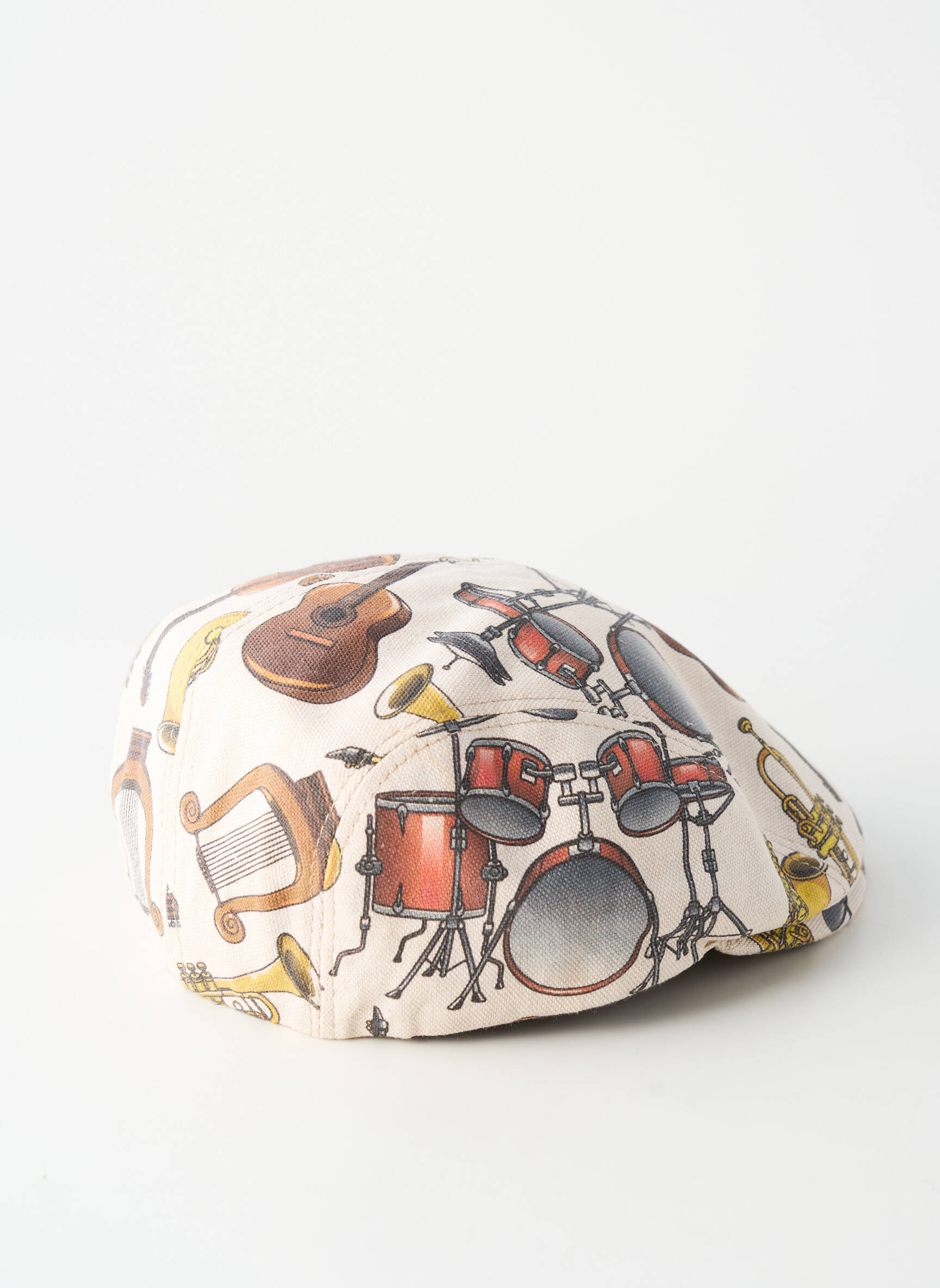 Chapeau forme béret beige FLECHET homme