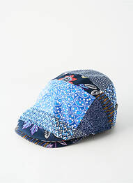 Chapeau forme béret bleu MTM homme