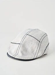 Chapeau forme béret gris MODISSIMA homme