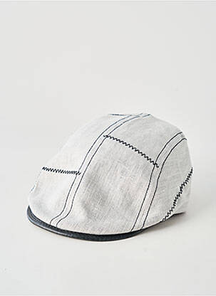 Chapeau forme béret gris MODISSIMA homme