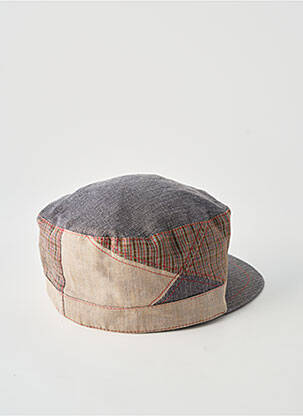 Casquette imprimé carreaux gris MTM homme
