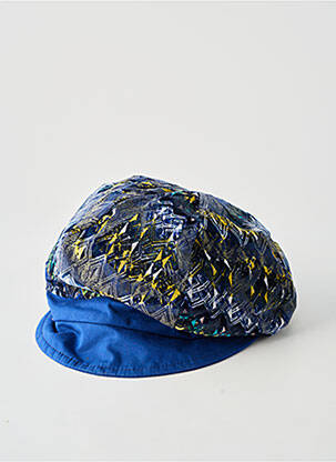 Casquette doublure textile bleu TOUT EN TETE femme