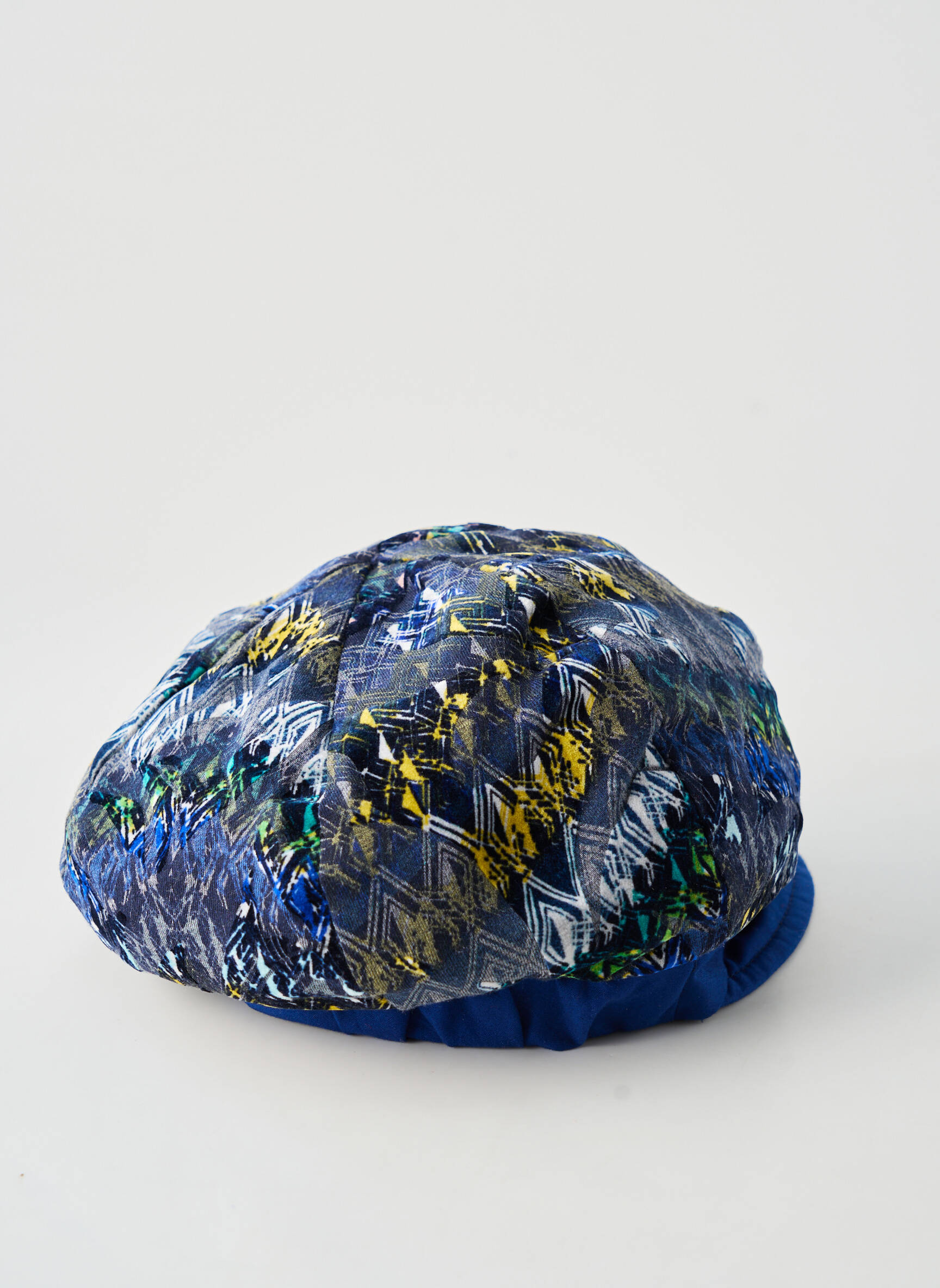 Casquette doublure textile bleu TOUT EN TETE femme