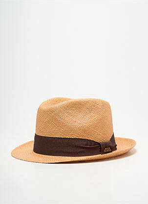 Chapeau bande anti-transpiration marron PANAMA HAT homme