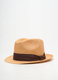 Chapeau bande anti-transpiration marron PANAMA HAT homme