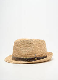Chapeau bande anti-transpiration beige FLECHET homme