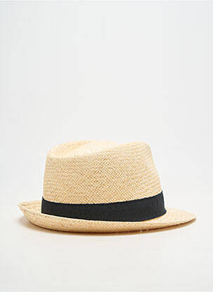 Chapeau bande anti-transpiration noir PANAMA HAT homme