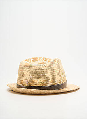 Chapeau bande anti-transpiration beige PANAMA homme