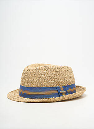 Chapeau bande anti-transpiration bleu STETSON homme