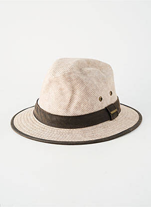 Chapeau bande anti-transpiration beige STETSON homme