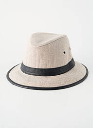 Chapeau bande anti-transpiration beige MODISSIMA homme