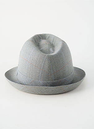 Chapeau doublure textile gris CC homme