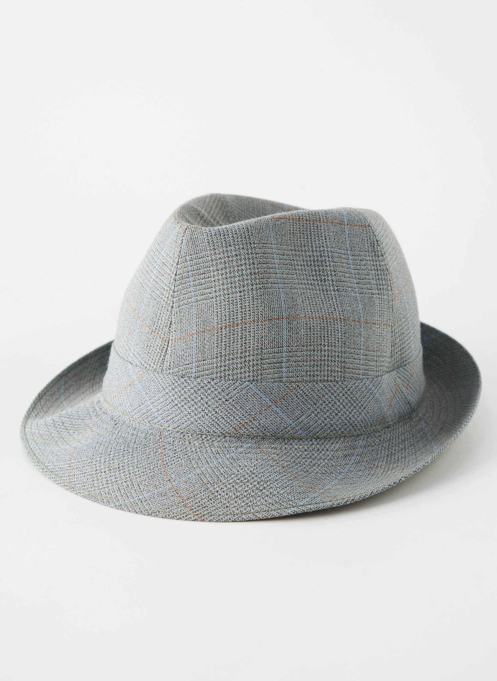 Chapeau doublure textile gris CC homme