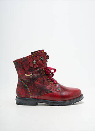 Bottines/boots bout rond bout rond rouge LAURA VITA fille