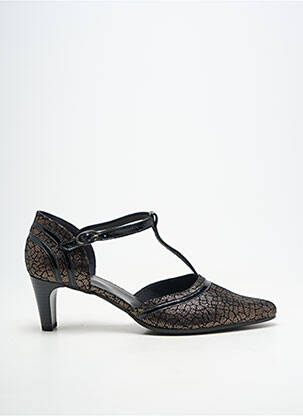 Escarpins fermeture boucle(s) talon de 4 à 6cm noir GEO-REINO femme