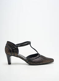 Escarpins fermeture boucle(s) talon de 4 à 6cm noir GEO-REINO femme