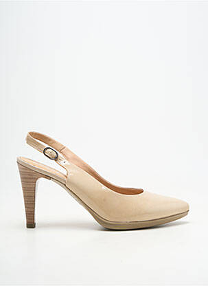 Escarpins fermeture boucle(s) talon de 7 à 9cm beige KARSTON femme
