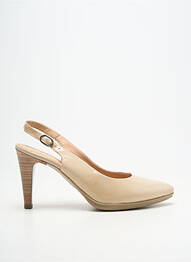 Escarpins fermeture boucle(s) talon de 7 à 9cm beige KARSTON femme